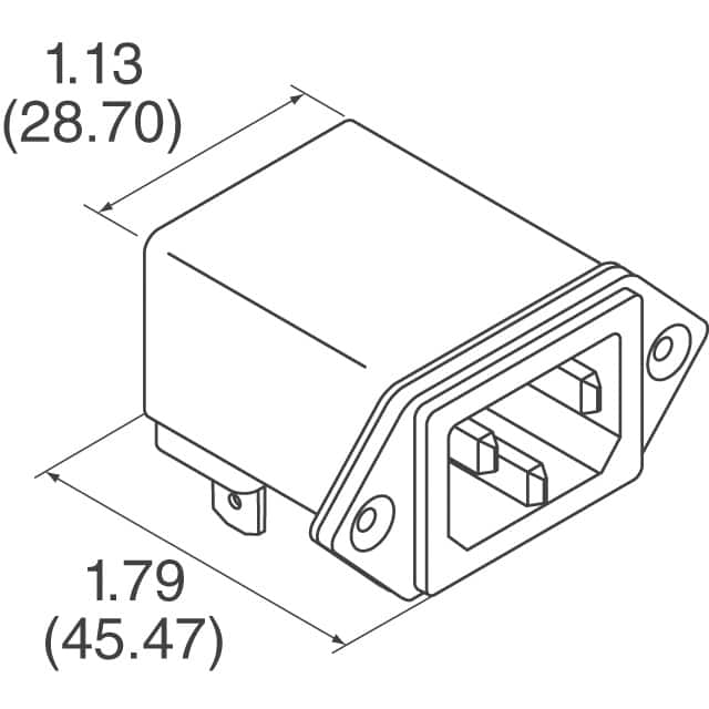 1-6609006-9 TE Connectivity Corcom Filters  Power Entry Modules (PEM)
